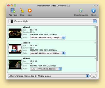 MediaHuman Video Converter Mac